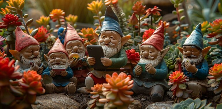 Nains de jardin et médias sociaux : partagez votre passion