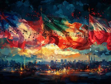 Les hymnes nationaux : symboles musicaux et drapeaux