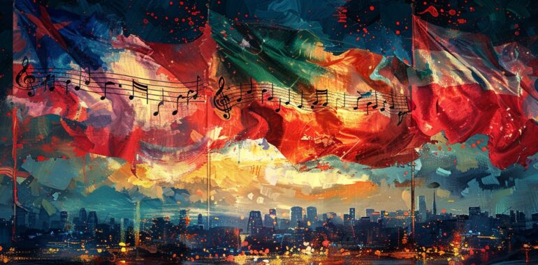Les hymnes nationaux : symboles musicaux et drapeaux