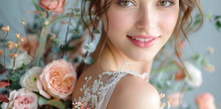 Conseils pour capturer magnifiquement une robe de mariée fleurie