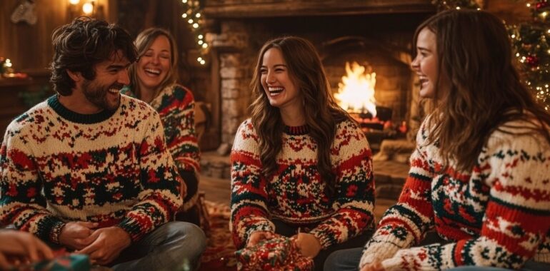 Dites oui au pull de noël qui fait rire et réchauffe le cœur